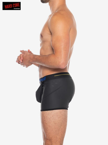 X Pleather Boxer Brief w/ Cod Piece